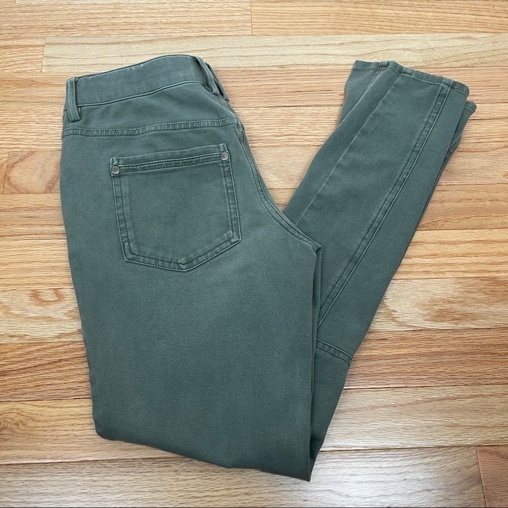 Anthro Marrakech olive green stretch skinny jeans - Picture 11 of 11